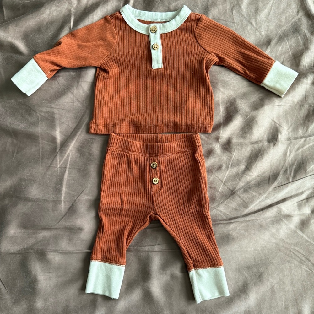 Cat & Jack Baby Boy Newborn Pilgrim Outfit Matching Set